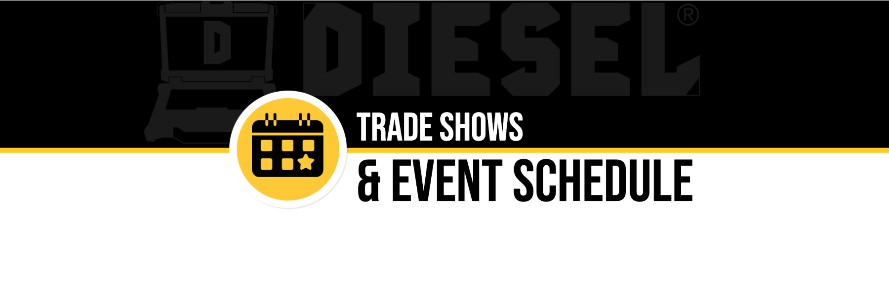 Trade Show & Event Schedule