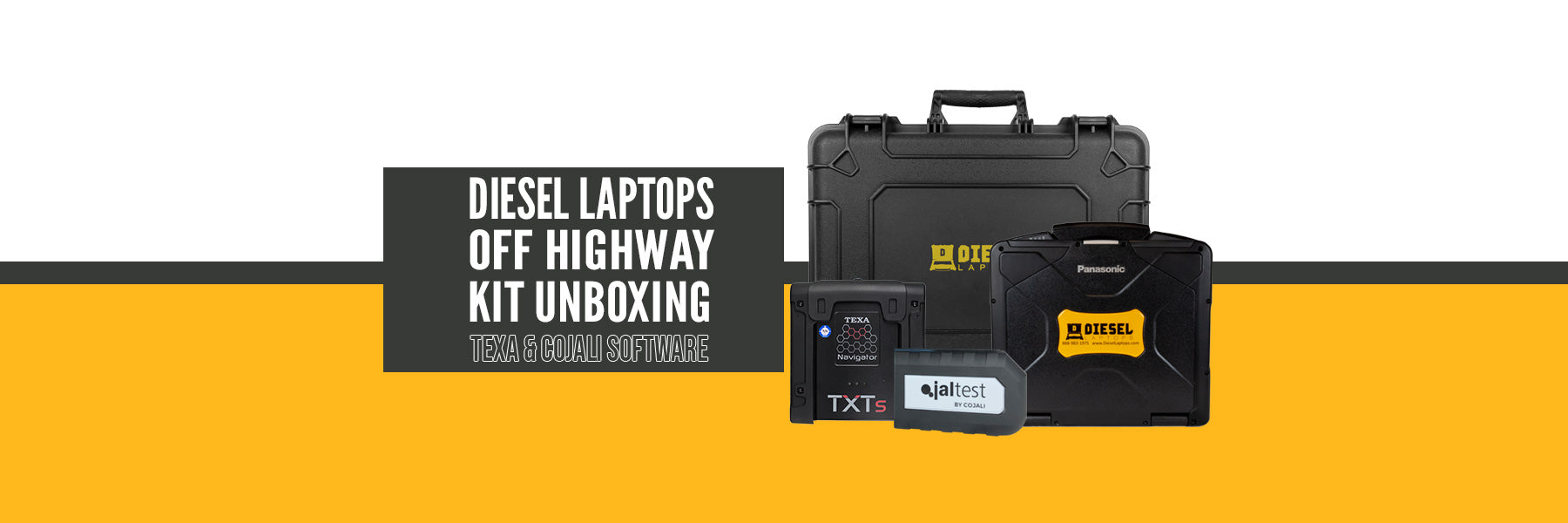 Diesel Laptops Off Highway Kit Unboxing | TEXA & Cojali Software Options