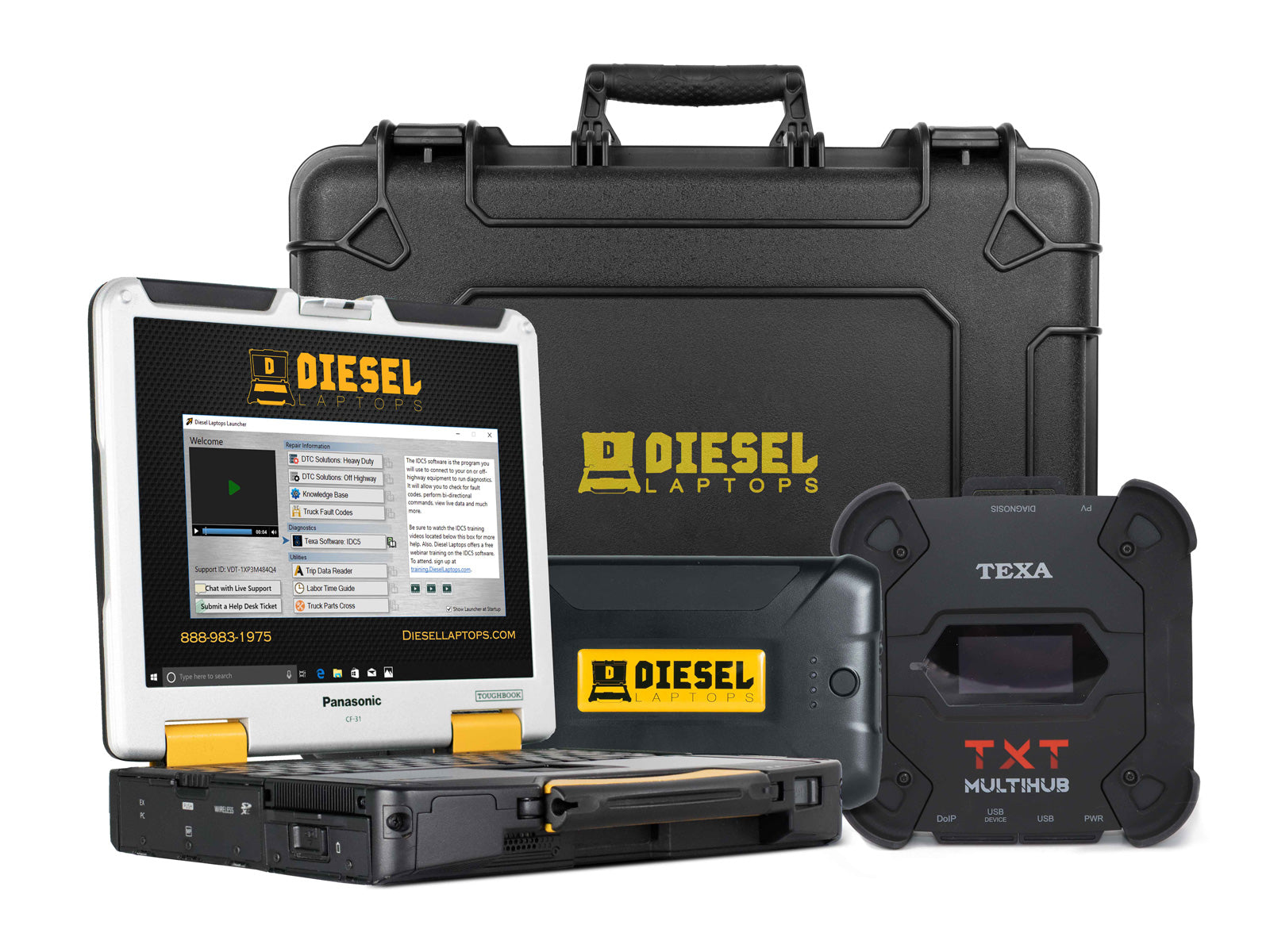 TEXA Truck and Off Highway Diagnostic Bundle